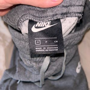 dark grey nike sweatpants, size S